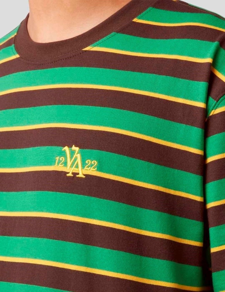 DICKIES x vincent alvarez stripe tee leaf green